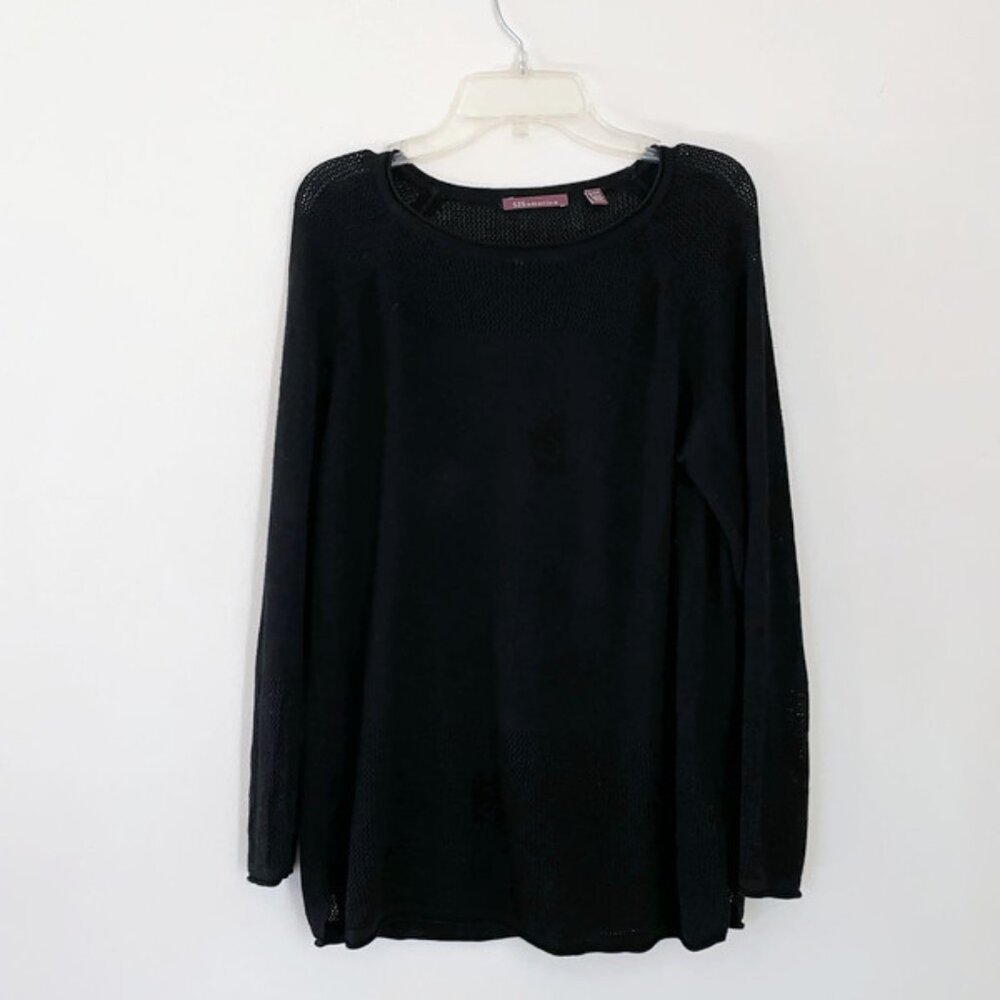 Soft lace knit sweater